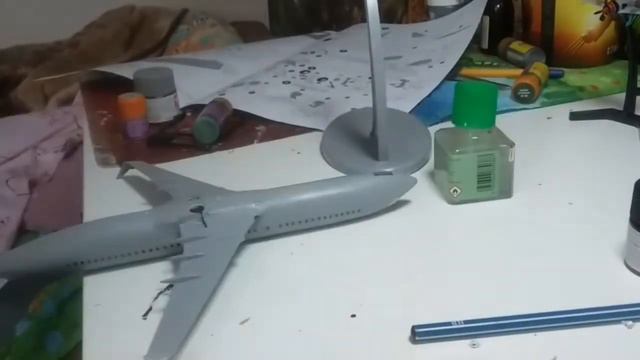 1/144 Boeing-737-800 звезда, сборка модели!
