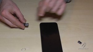 Samsung Galaxy A54 5G: How to insert the microSD card. Installation of the micro SD