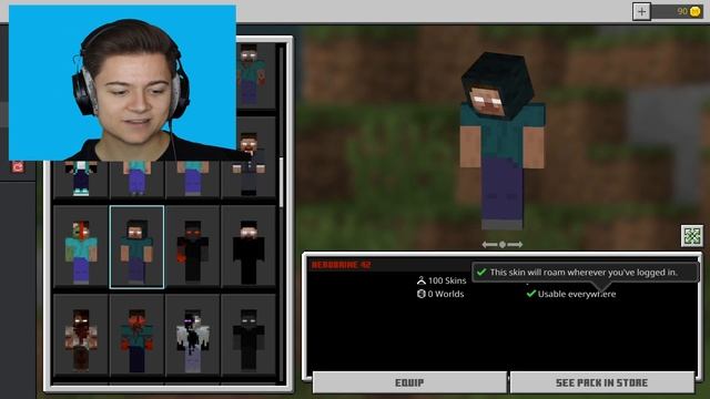 Herobrine Skin Pack For Minecraft Bedrock! (100+ Skins) смотреть онлайн