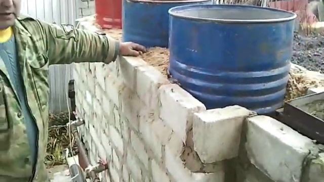 Бочки для гидротермии #грибного субстрата (barrels For Hydrothermistry Mushroom Substrate)