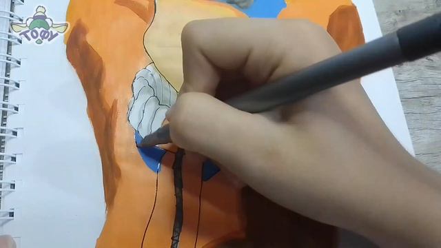 Рисуем Наруто Акриловыми маркерами смотреть онлайн