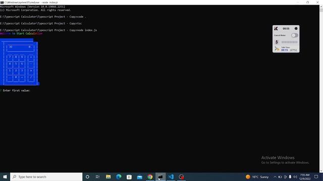 Typescript Calculator Command Line NPM Package using Gradient-String. смотреть онлайн