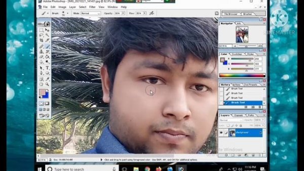 Brush Tool - Adobe Photoshop for Beginners - Class 5 -,bangla new tips.somart tech 2021