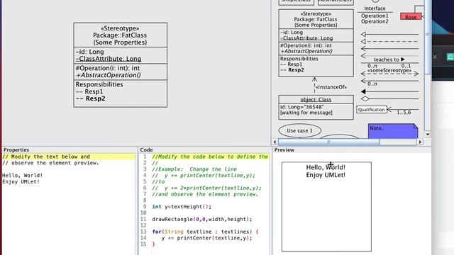 Umlet Free UML Tools Running On Java Lv1