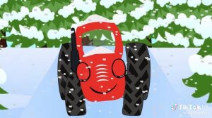 Красный трактор