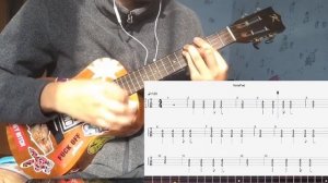 8. Сектор газа — Туман.  Разбор с табами на укулеле с Юрой.