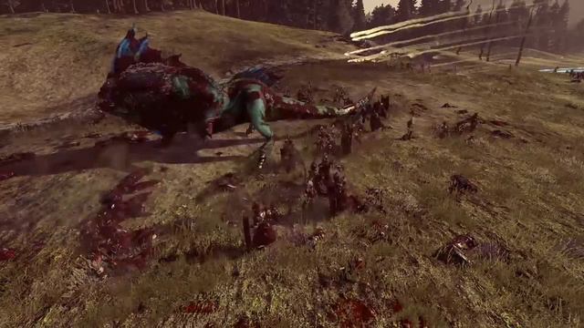 power of the Merwyrm!- High elves vs Dark elves-warhammer 2 cinematic battle смотреть онлайн