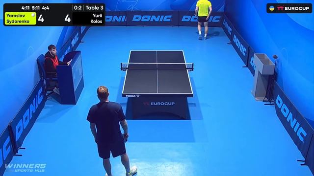 12:25 Yaroslav Sydorenko - Yurii Kolos 12.02.2024 TT Euro.Cup Ukraine Professional.TABLE 3 смотреть онлайн