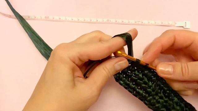 Мастер класс. Сумка из рафии жёсткая. Часть 1 донышко