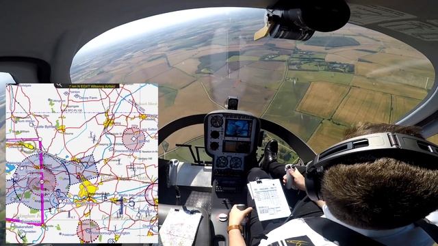 Flying through MILITARY AIRSPACE - RAF Wittering MATZ смотреть онлайн