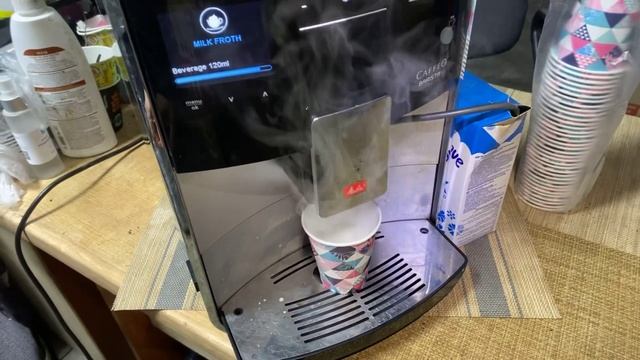 Мелитта Бариста - не взбивает молоко. Бесплатный ремонт за 5сек.