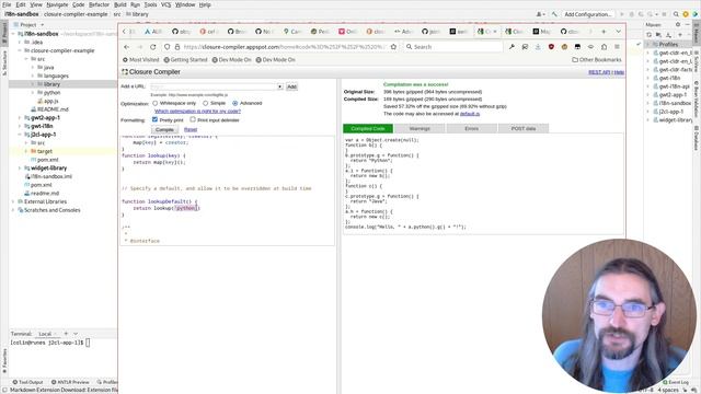 Streaming about streaming, then getting Closure Compiler to understand a "Service Loader" смотреть онлайн