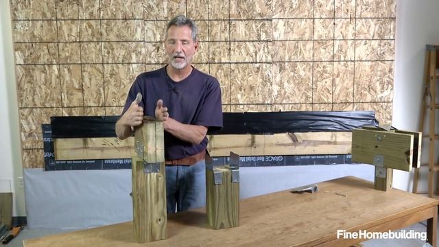 Options for Fastening Beams to Deck Posts смотреть онлайн