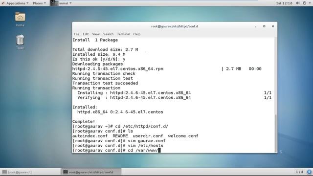 How to host Multiple Websites on one linux server in CentOS 7 / Redhat 7 / Fedora смотреть онлайн