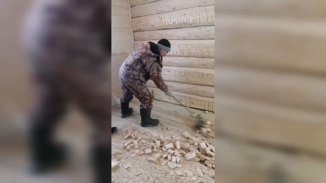 Строительство дома. Лестница своими руками, внутренняя отделка смотреть онлайн