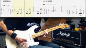 20 Хард Рок риффов - 20 Hard Rock Riffs (Табулатура) Guitar Tutorial TABS