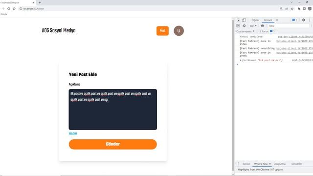 23# Post Oluşturma İşlemleri [NEXT UYGULAMASI] смотреть онлайн