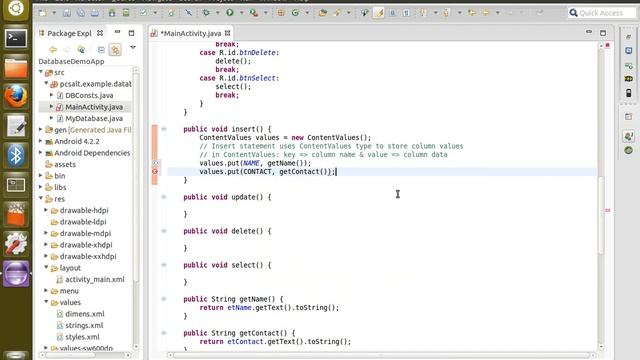 Android SQLite Database - Part 2/2 - PCSalt.com смотреть онлайн