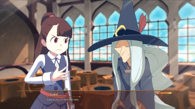 Little Witch Academia Game 24 Akko Versus Skeleton Anime Cutscenes! смотреть онлайн