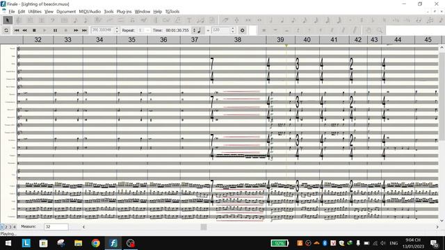 Lighting of the Beacons Full Score | Sheet music | Composer Howard Shore смотреть онлайн