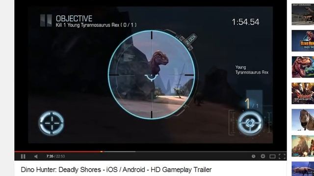 Мобильный обзорчик: Dino Hunter: Deadly Shores # Wolfing обзор смотреть онлайн