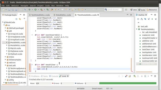 Testing the Mutable Doubly Linked List смотреть онлайн