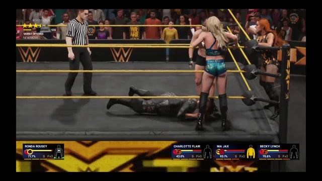 Ронда Роузи в WWE против самых сильных див в Реслинге. смотреть онлайн