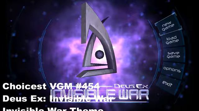 Choicest VGM - VGM #454 - Deus Ex: Invisible War - Invisible War Theme смотреть онлайн