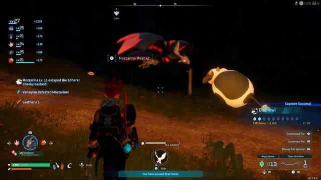 Palworld defeating syndicate members, catching mozzerina. смотреть онлайн