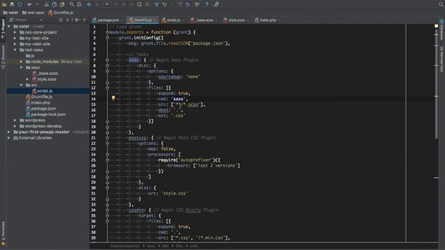 Using Sass With Grunt Installing Sass and Grunt смотреть онлайн