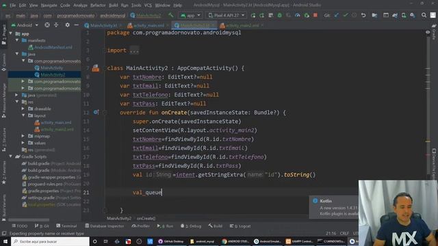 Leer un registro del api-rest desde nuestro teléfono (Curso de Android Studio y Mysql)[06] смотреть онлайн