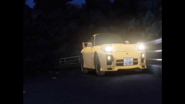 Keisuke crashes his FD3S thanks to oil slick смотреть онлайн