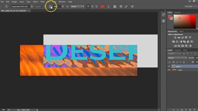 How to create a clipping mask effect in Photoshop CC 2014 смотреть онлайн