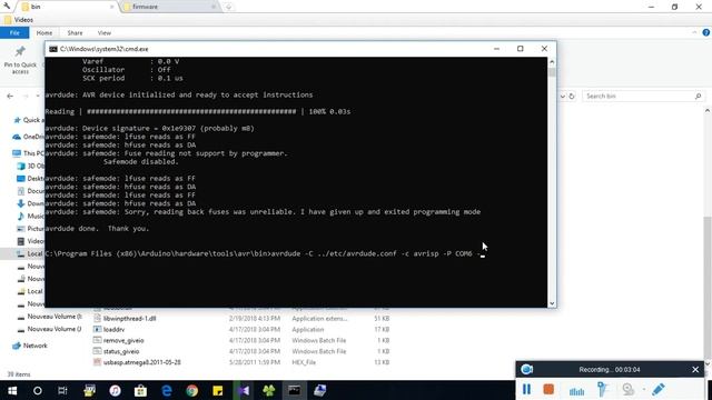 Usbasp Firmware Update using Arduino Uno смотреть онлайн