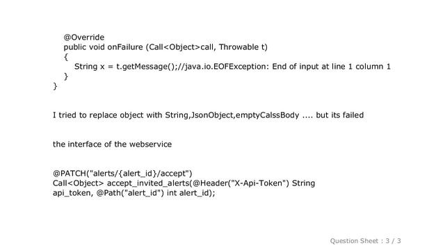 Android : Retrofit2 error java.io.EOFException: End of input at line 1 column 1 смотреть онлайн