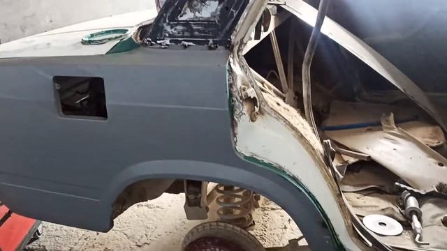 Painting VAZ 2107 - Покраска ВАЗ 2107 смотреть онлайн