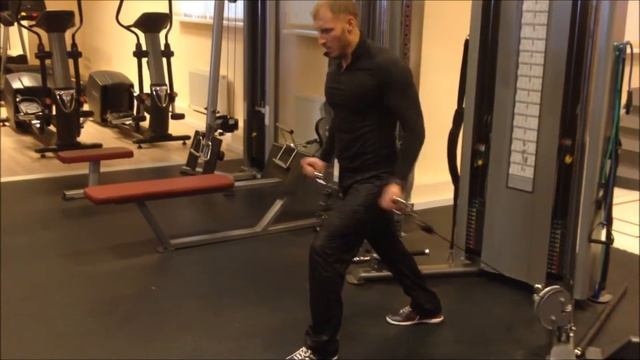 Упражнения для накачки бицепса сгибание рук кроссовере смотреть онлайн