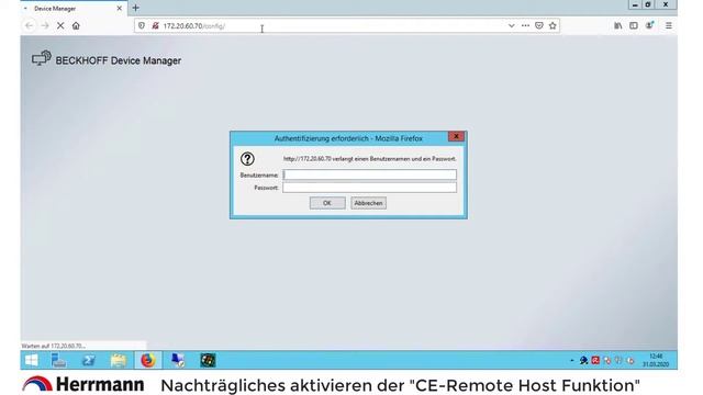 Aktivierung Remote-Funktion bei Beckhoff смотреть онлайн