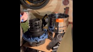 Строительный пылесос Dexter Power 1400W. Обзор распаковки и первый запуск.