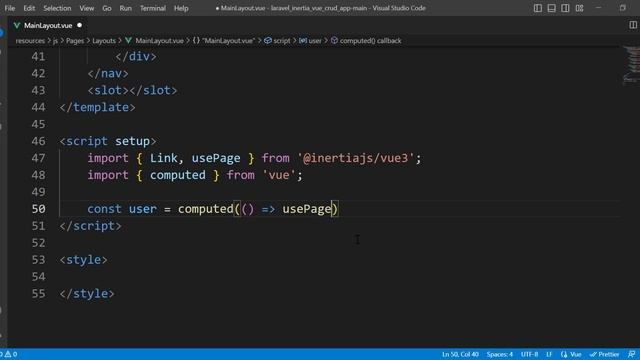 Laravel 10 Inertia & Vue 3 CRUD Application -20- (Register Login & Logout Part 3) | Moroccan Darija смотреть онлайн