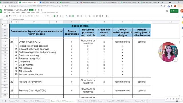 Order to cash (OTC) process recommended activities for public company readiness or SOX 404 readines смотреть онлайн