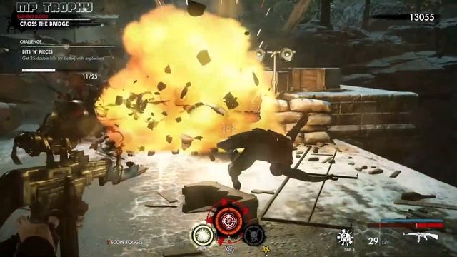 Zombie Army 4 | DAMNATION VALLEY | Chapter 1 Challenge | Bits N Pieces | Get 25 Double Kills With.. смотреть онлайн