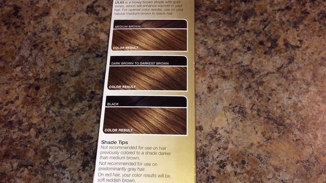 ✅Best Hair Highlights Dye For Black Or Dark Brown Hair By L'Oreal UL63 Warmer Hi-Lift Golden Brown