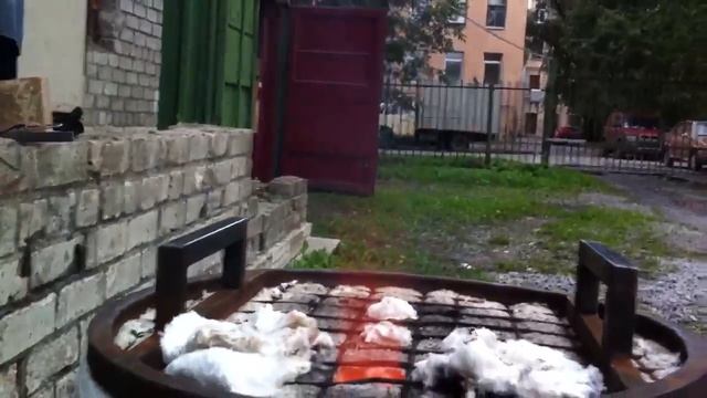 Обжиг Раку . Газовая Печь для Раку. Редукция. смотреть онлайн