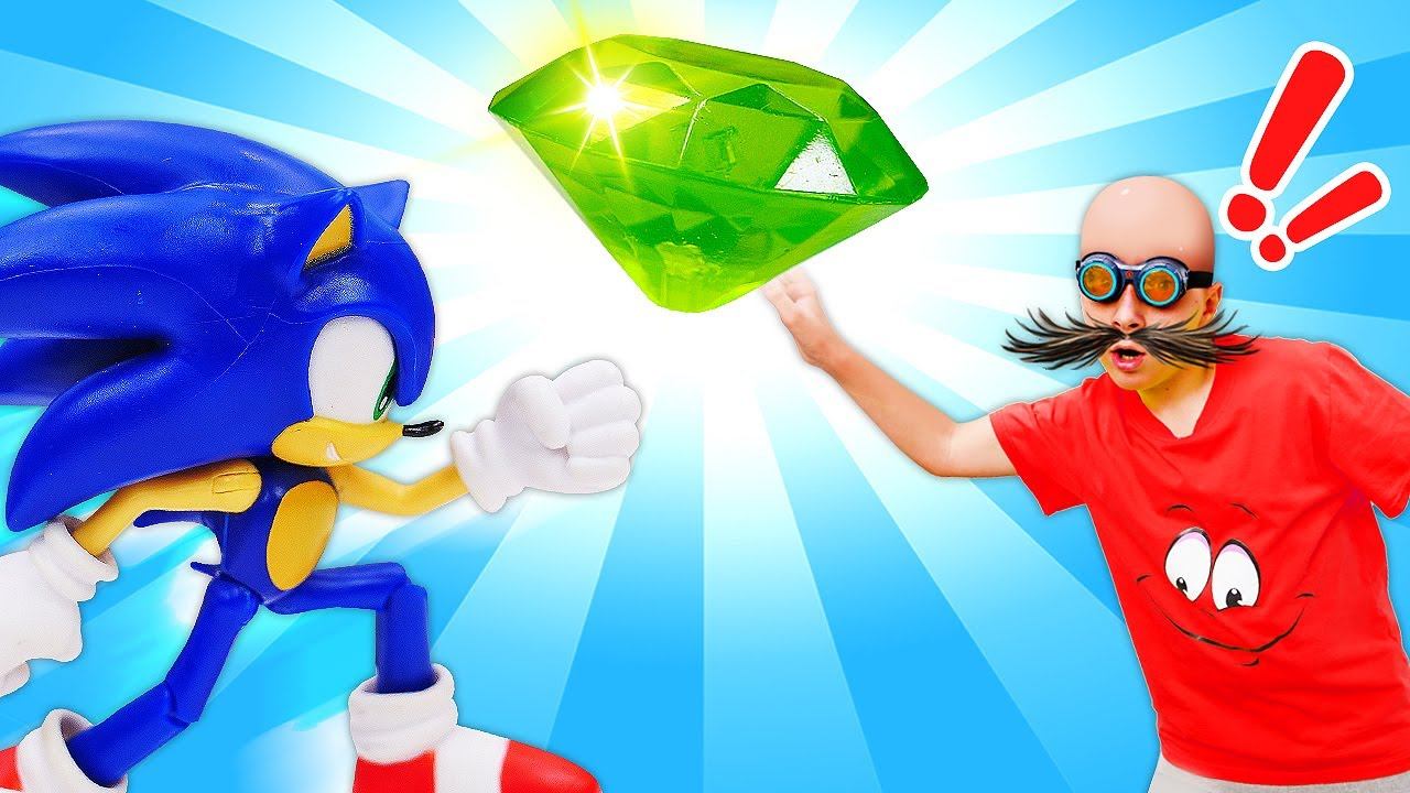 Доктор Эггман создал РОБОТА чтобы уничтожить СОНИКА! Видео игры битвы для детей смотреть онлайн