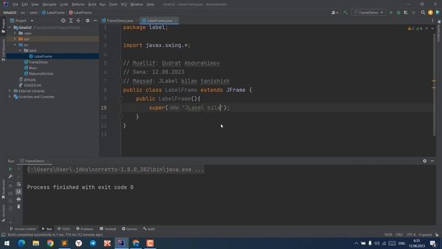 2. [Game-Dev] Java da Label va Frame bilan ishlash смотреть онлайн