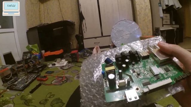 Приставка для цифрового ТВ Lumax DV3201HD / не работает, пробило днище смотреть онлайн