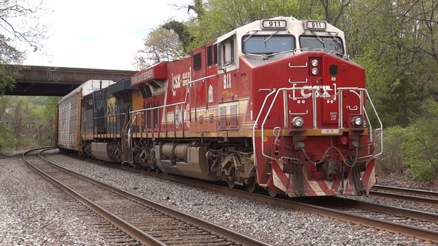 CSX Pride in Service Locomotive #911 "Spirit of our First Responders" смотреть онлайн