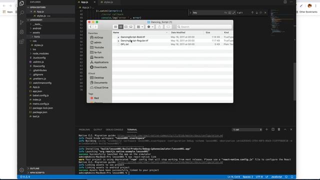 6. Custom Fonts React Native смотреть онлайн