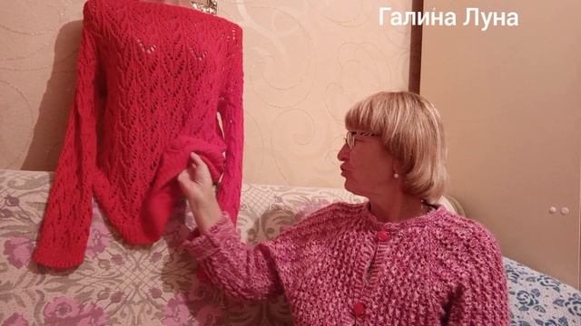 Вязание.Джемпер и жилет спицами. Итоги вязального месяца смотреть онлайн